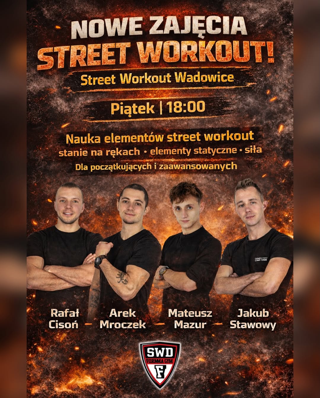 NOWE ZAJĘCIA! – W KAŻDY PIĄTEK O 18:00